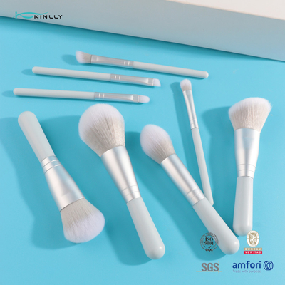 poignée Kit With Soft Synthetic Bristles de short de 8pcs Mini Size Makeup Brushes Small MQO