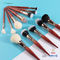 29pcs Luxury Makeup Brushes Set With Spiral Coil Rose Gold Brass Ferrule