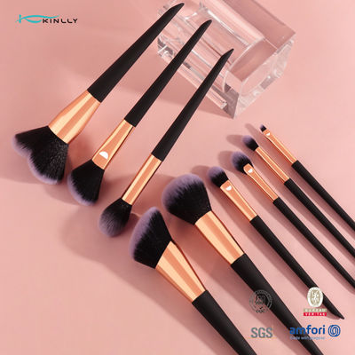 Les pinceaux de maquillage 9PCs