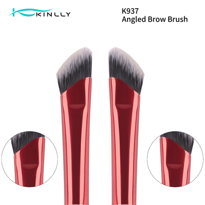 Le crayon correcteur adapté aux besoins du client de découpe de couleur balayent la brosse à angles réutilisable lavable de sourcil