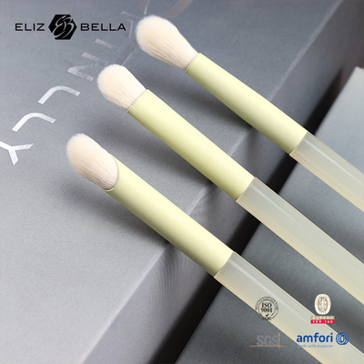 Personnalisation Des pinceaux de maquillage de conception OEM avec ferrule d'aluminium brillant