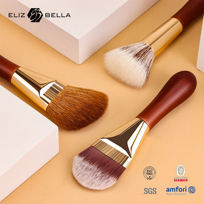OEM / ODM Conception spéciale de poignée courte,Brosses de maquillage avec cheveux synthétiques,Etiquette privée/conception de logo Bienvenue