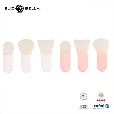 7 pièces d'outils de maquillage Tête de silicone pour fondation blush en poudre OEM / ODM
