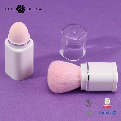 Maquillage personnalisé Kabuki Brush avec cheveux synthétiques Maquillage pour femmes commandes OEM /ODM bienvenue