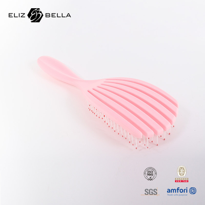Couleurs de transfert de chaleur Brosses à cheveux et peignes Sublimation plastique Massage du cuir chevelu Brosses à cheveux