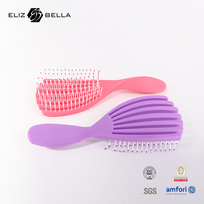 Fabricant écologique Airbag peigne ensemble poignée en plastique Massage en bois Paddle brosse à cheveux