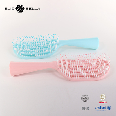 Massage à la vapeur courbée et sèche, brosse à cheveux à pagaie carrée pour les cheveux bouclés, brosse à cheveux personnalisée