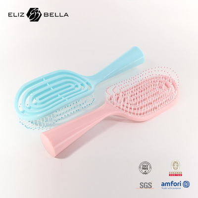 Massage à la vapeur courbée et sèche, brosse à cheveux à pagaie carrée pour les cheveux bouclés, brosse à cheveux personnalisée