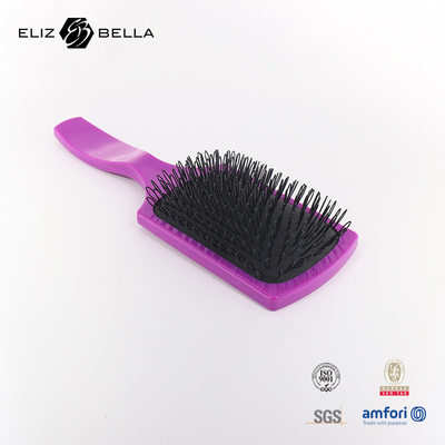 Logo personnalisé, pinceau de démêlage ventilé avec peigne de massage et conception en ondes incurvées pour la maison