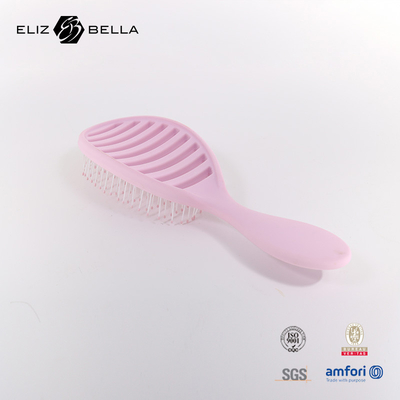 Brosses de coiffure de marque privée Peigne commune Couleur personnalisée Brosses douces pour éliminer facilement les enchevêtrements