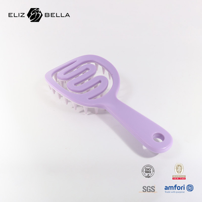 Cheveux lisses Pas de nœud Crâne Massage Brosse à cheveux Portable Dry et humide Double usage Champagne Brosse