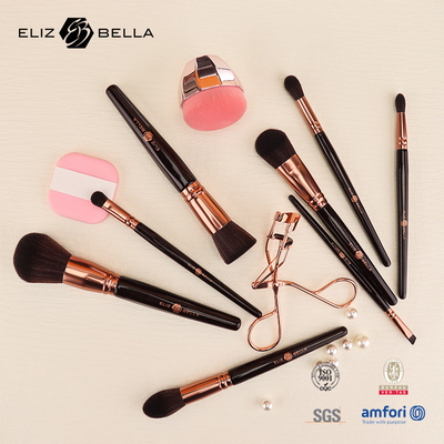 Ensemble de pinceaux cosmétiques personnalisés pour l'application BLUSHER par des fournisseurs professionnels