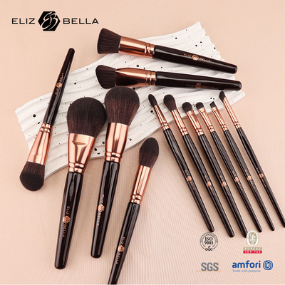 Ensemble de pinceaux cosmétiques personnalisés pour l'application BLUSHER par des fournisseurs professionnels