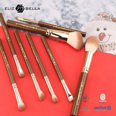 Un ensemble de pinceaux de maquillage de voyage utilisé avec BLUSHER, CONCEALER, crayon de sourcils, Eyeliner, commandes OEM / ODM bienvenue