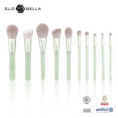 Ensemble de pinceaux de maquillage quotidien pour les amateurs de maquillage,Plastique manche ensemble de pinceau cosmétique