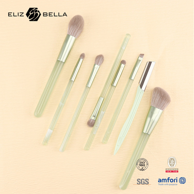 Ensemble de pinceaux de maquillage quotidien pour les amateurs de maquillage,Plastique manche ensemble de pinceau cosmétique