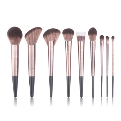 Brosse de maquillage pour cheveux végétalienne professionnelle avec poignée en plastique et certification ISO9001
