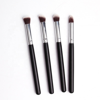 Ensemble de pinceaux de maquillage pour cheveux synthétiques Compact et portable pour les retouches en déplacement