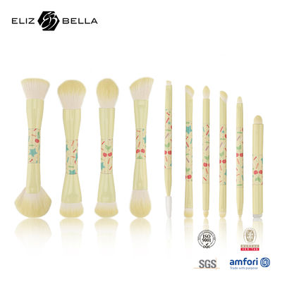 Ensemble de pinceaux de maquillage de voyage avec manche en métal - Indispensable pour un maquillage parfait