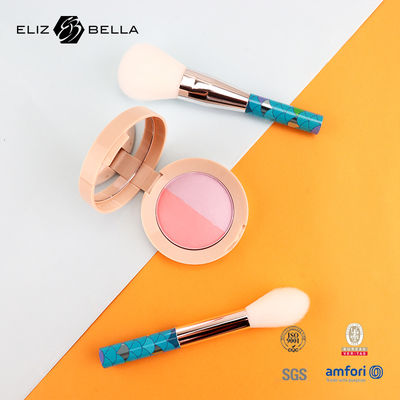 Pinceau de maquillage de voyage plus moelleux et plus hygiénique Idéal pour les retouches en déplacement Cheveux synthétiques Noir/ Couleurs personnalisées