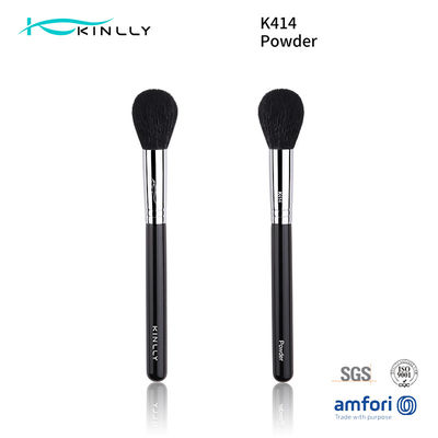 Hautes brosses de cuivre noires de maquillage de voyage de la lumière ISO9001