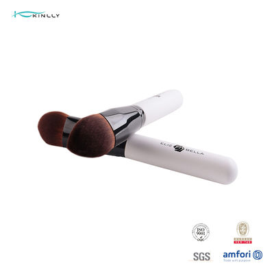 Revêtement blanc de couleur de cheveux d'Eco 1pc de maquillage de bouleau en bois synthétique de brosse