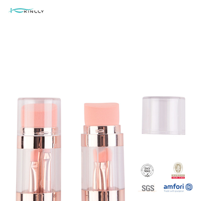 Le maquillage en plastique multifonctionnel balaye la cruauté 5 libres DANS 1 kit cosmétique de brosse