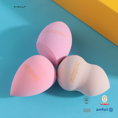 Éponge professionnelle de base de maquillage de 3 PCs impeccable pour la poudre crème