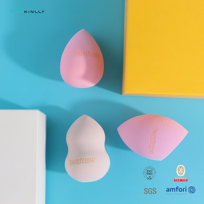 Éponge professionnelle de base de maquillage de 3 PCs impeccable pour la poudre crème