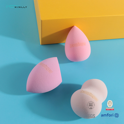 Éponge professionnelle de base de maquillage de 3 PCs impeccable pour la poudre crème