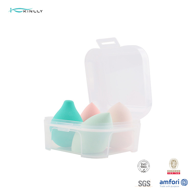 Le cadeau humide sec de mélangeur de beauté de l'utilisation 4pcs a placé le polyuréthane hydrophile de l'eau impeccable de 100%