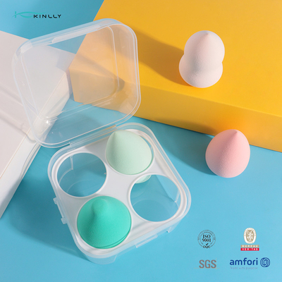 Le cadeau humide sec de mélangeur de beauté de l'utilisation 4pcs a placé le polyuréthane hydrophile de l'eau impeccable de 100%