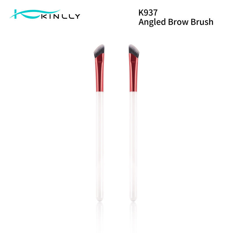 Le crayon correcteur adapté aux besoins du client de découpe de couleur balayent la brosse à angles réutilisable lavable de sourcil