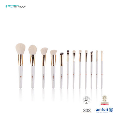 En nylon faits sur commande voyage des cheveux 12pcs brosse de lecture la poignée en bois naturelle
