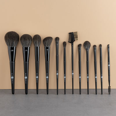 Brosse synthétique de la meilleure qualité du fard à paupières 4pcs de brosses de luxe du maquillage 12PCS
